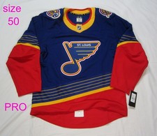 NO TARIFFS sz 50 St. Louis Blues retro Fanatics Authentic PRO Hockey Jersey FAP