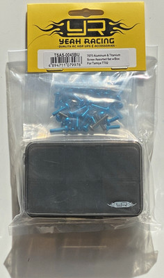 Yeah Racing Tamiya TT02 Aluminium Titan Schrauben Set sortiert inkl Box NEU