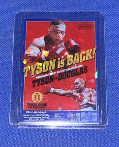 Tyson vs Douglas 東京ドーム大会パンフレット TYSON, MIKE-JAMES