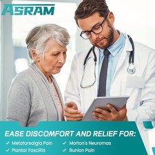 Metatarsal Pads with Gel Pad,Ball of Foot Cushion,Forefoot Pads,Fabric Soft S...