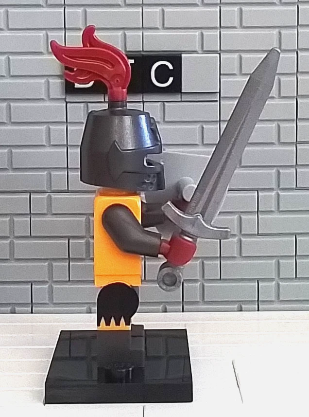 Minifigura LEGO 71027 Serie 20 Caballero Torneo. ¡NUEVO! COL20-4! Foto 4 de 4