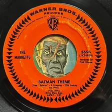HEAR Marketts 45 Batman Theme / Richie's WB instro surf soundtrack