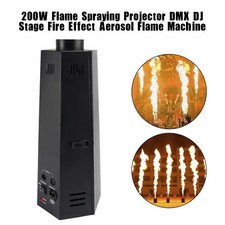 200W Flame Spraying Projector DMX DJ Stage Fire Effect Aerosol Flame Machine E4