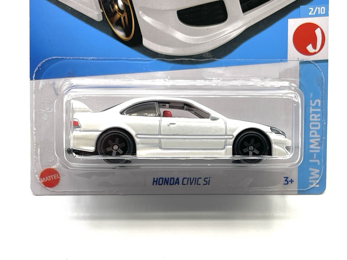 Hot Wheels Honda Civic Si (white & carbon fiber) SUPER