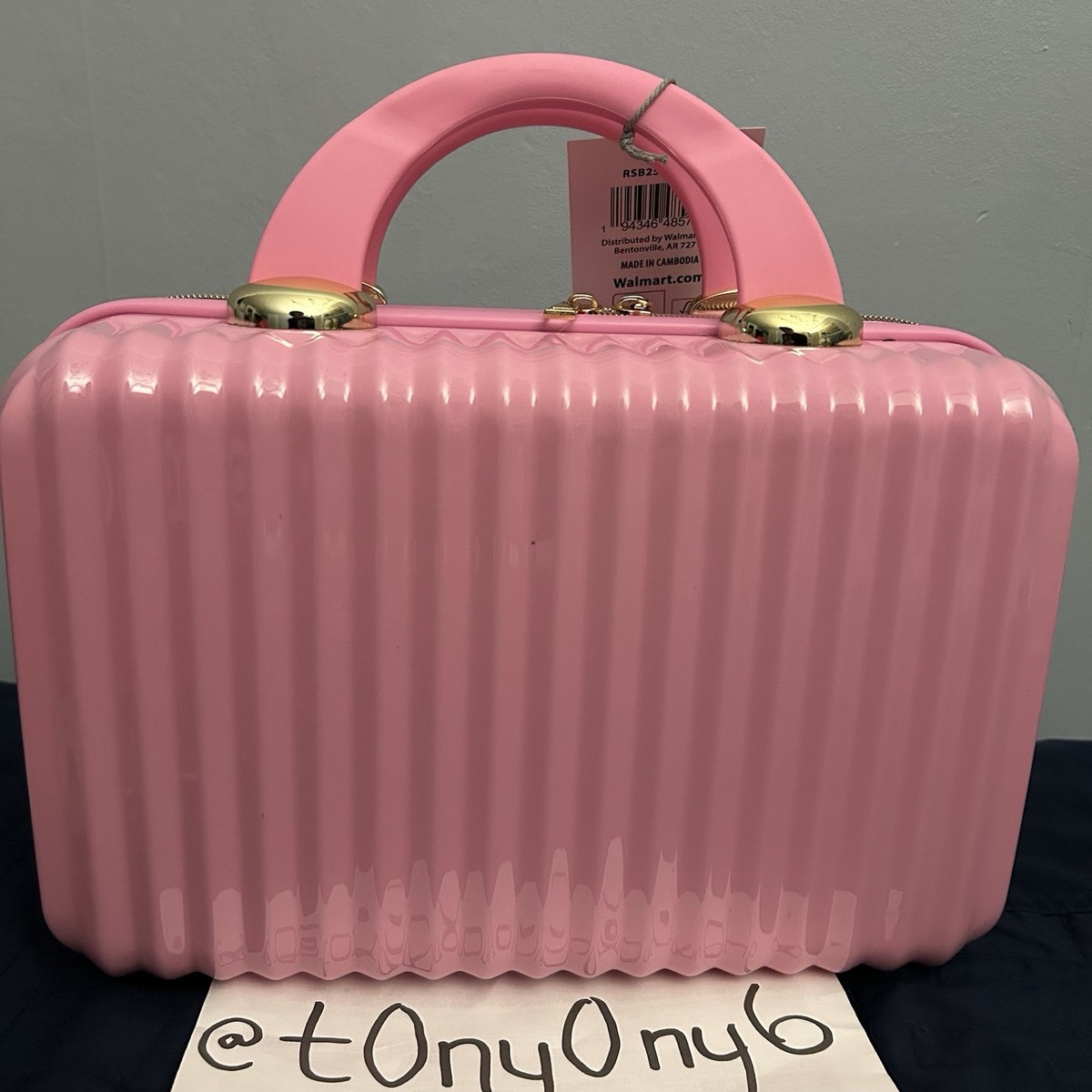 Hard Shell Cosmetic Travel Case Pink Walmart Viral TikTok FAST