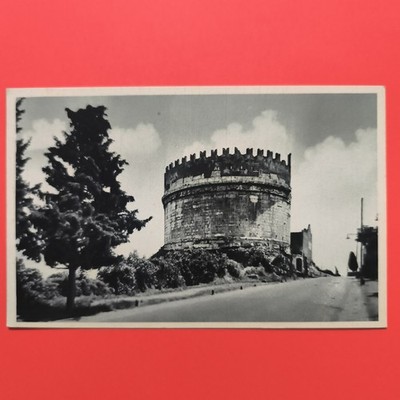 ROME TOMB OF CECILIA METELLA IN VIA APPIA EDITION CECAMI UNTRAVELED POSTCARD 