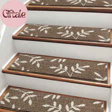 Stair Treads for Wooden Steps Non Slip Stair Carpet, 4 Pack Stair Runners Indoor