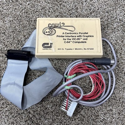 Cardco Centronics Parallel Printer Interface +Graphics VIC-20 C-64 Commodore