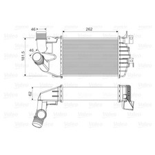 Ladeluftkühler VALEO 818556 für Opel Astra H Caravan