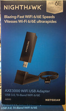 NETGEAR Nighthawk WiFi 6E USB 3.0 Adapter A8000  Up to 3Gbps 