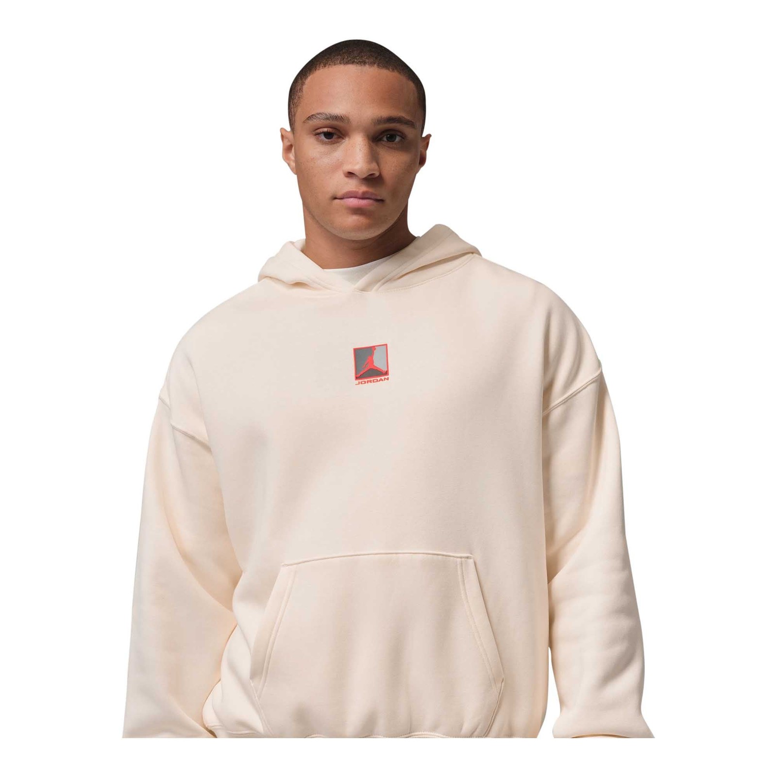 MENS JORDAN BROOKLYN FLEECE GRAPHIC PULLOVER HOODIE HV0544-110-SIZE XL 12990₽