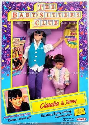 The Baby-Sitters Club Claudia and Jenny Dolls 1991 Remco Toys
