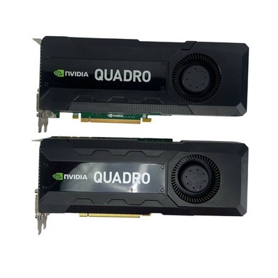 x2 - NVIDIA Quadro K5000 4GB DDR5 16 PCI Express Dual Slot Professional GPU