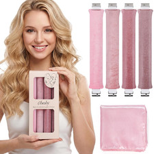 Heatless Curls Overnight Set, No Heat Hair Curlers to Sleep In