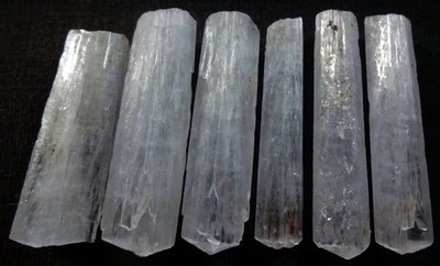 SCOLESITE STICKS GRUPPENARTIKEL 6 NOBS MINERALIEN PROBEN