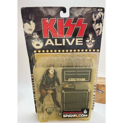 McFarlane Toys KISS Alive Ace Frehley 2000 Action Figure 7  New Package Has WEAR