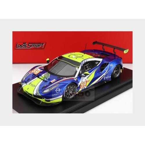 1:43 LOOKSMART Ferrari 488 Gte Evo #59 Le Mans 2022 West Ledogar LSLM146 - Foto 2 di 2