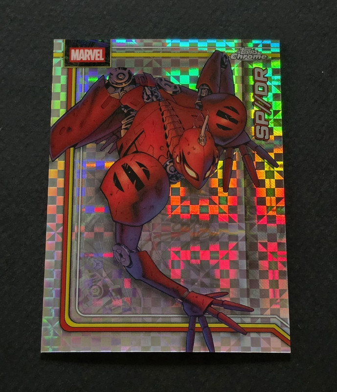 2026 Topps Marvel Topps Chrome SP DR Peni Parker X-Fractor #140 Refractor