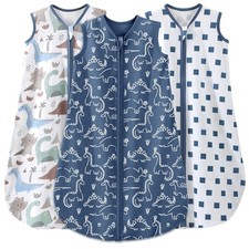 Luxurious 3-Pack Baby Sleep Sacks  Organic Cotton Toddler Sleepwear 18-24 Mos