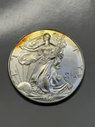 1999 American Silver Eagle 1oz .999 Fine Silver — Natural Toning