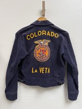 Vintage FFA Corduroy Jacket Colorado Sz 36