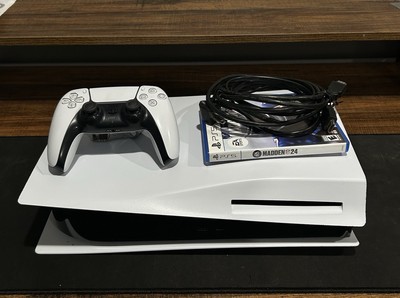 Sony PlayStation 5 Disc Edition 825GB Home Console - White, Great Condition