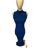 Zara Ribbed Blue Dress. Size M/L