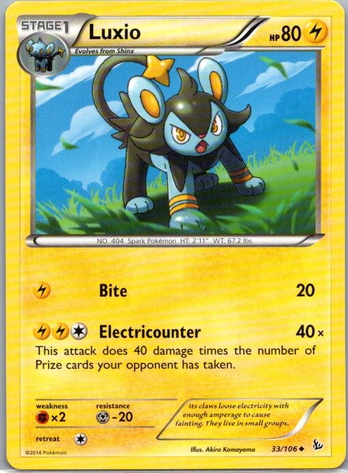 XY - Flashfire #33/106 Luxio