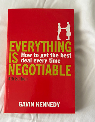 Everything Is Negotiable 4th Revised Ed by Gavin Kennedy Trade PB English