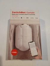 SwitchBot U Rail Curtain Wireless Smart Home Wifi - White (W0701600) Automatic