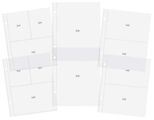Simple Stories Sn p Pocket Pages For 6"X8" Binders 12/Pkg, Variety Pack