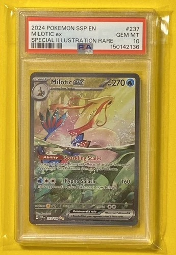Pokemon Milotic ex 237/191 Sv08: Surging Sparks Holo Graded PSA 10
