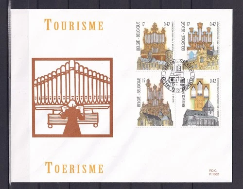 [LG78437] Belgium N°2926/2929FDC Music First Day Cover COB € 11,00 SUPERB