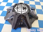 2 CRAVE Wheels # CAP9097 . GLOSS BLACK/CRM LOGO Wheel Center Cap  [35]  (QTY. 1)