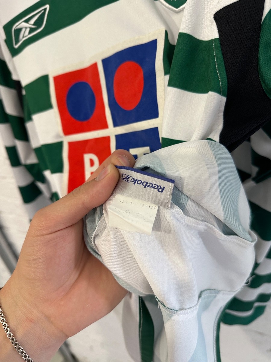 Sporting CP 2004-2005 Long Sleeve Home Jersey (Reebok) – Size S