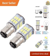 1157 Led Bulb White, Bay15d Led 12V 5W Bulb, Dc10-30V 6000K 800 Lm For Tail/B...