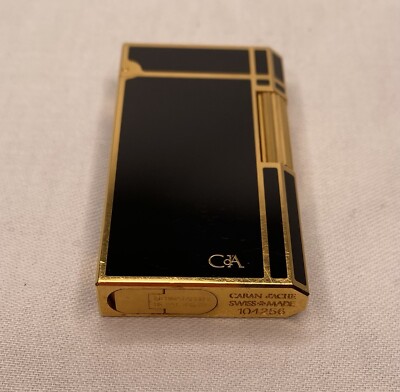 Caran d'Ache Lighter Lacquer Black Gold #104256 Swiss Made | eBay
