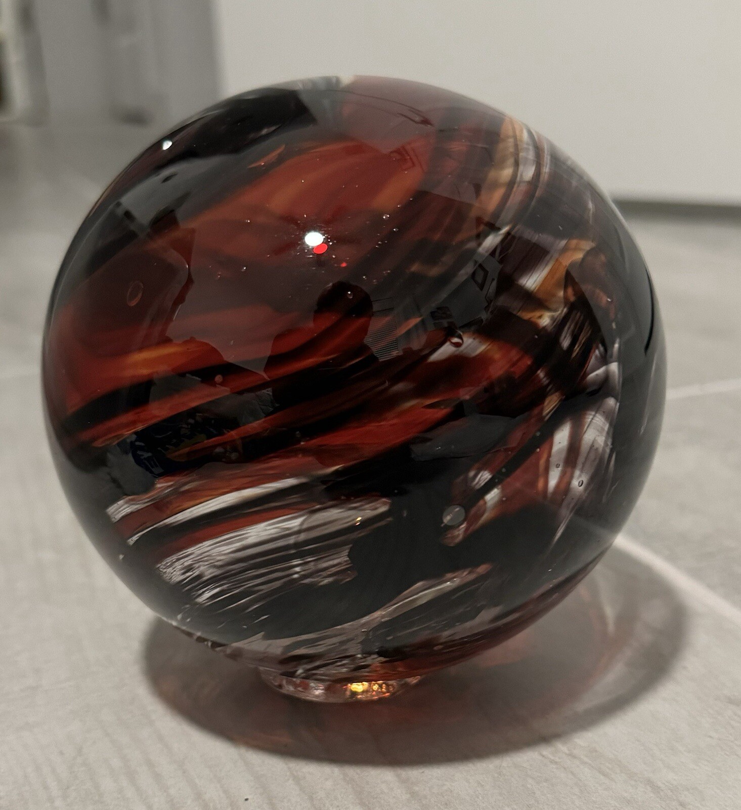 Glass Ball Decorate Hand Made In Oregon