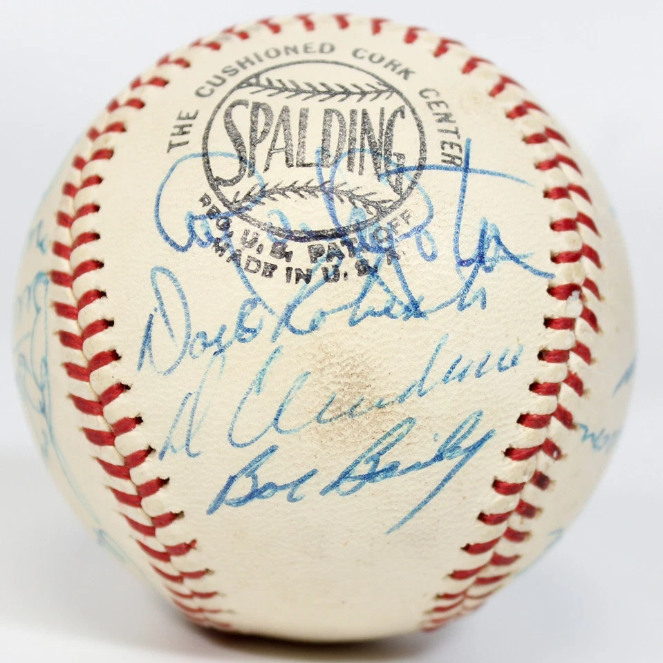 Beautiful 1965 Pittsburgh Pirates Team Signed National League Baseball JSA COA - Image 3 of 4