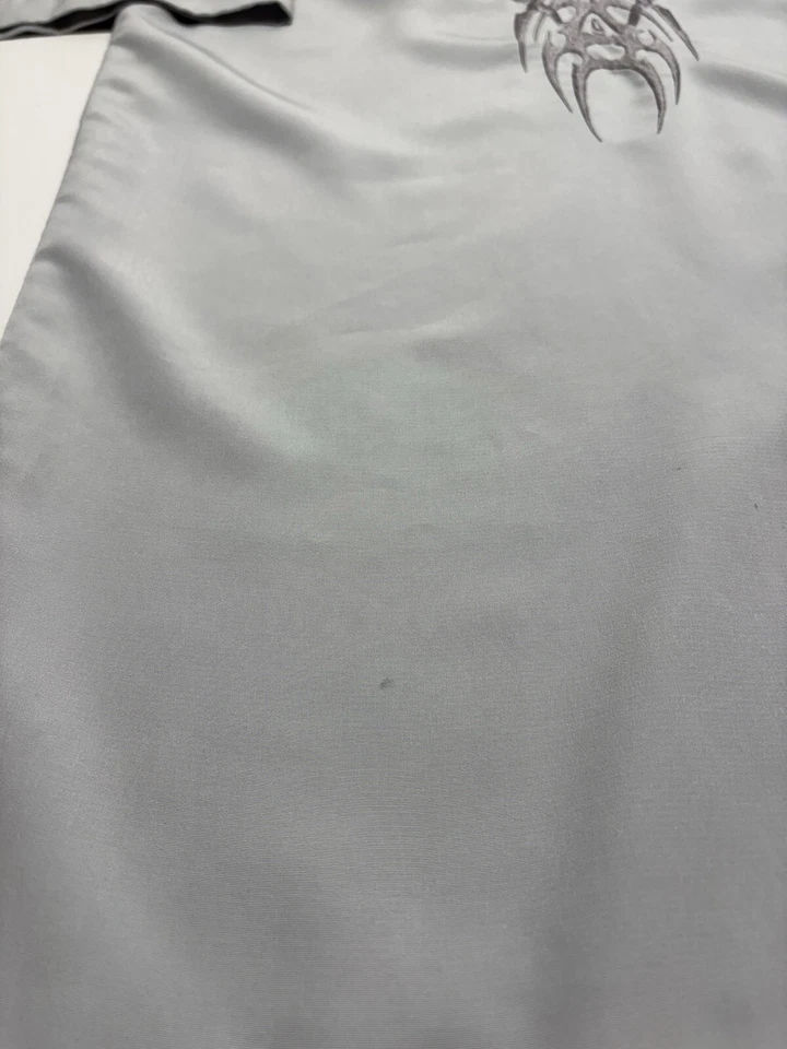 Dragonfly Shirt Men’s Size XXL Gray Graphic Casual Short Sleeve Button Down - Image 3 of 4