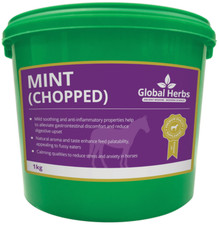 Global Herbs Mint Appetite Digestive Soother Herbal Natural HorseFeed Supplement