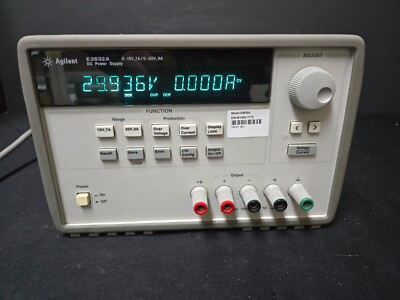 Agilent E3632A: 0-15V, 7A / 0-30V,4A DC Power Supply w. Opt. 0E3  (7772)