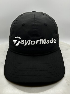 TaylorMade TP5 SIM Golf Cap Hat Adult Adjustable Black 100% Polyester