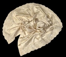 Lorraine Vintage Beige Silky Shiny Antron Nylon Half Slip Womens M NOS