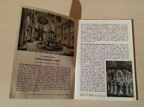 Folleto Catorce Santos Staffelstein Lichtenfels Alta Franconia 22 páginas - Imagen 3 de 4