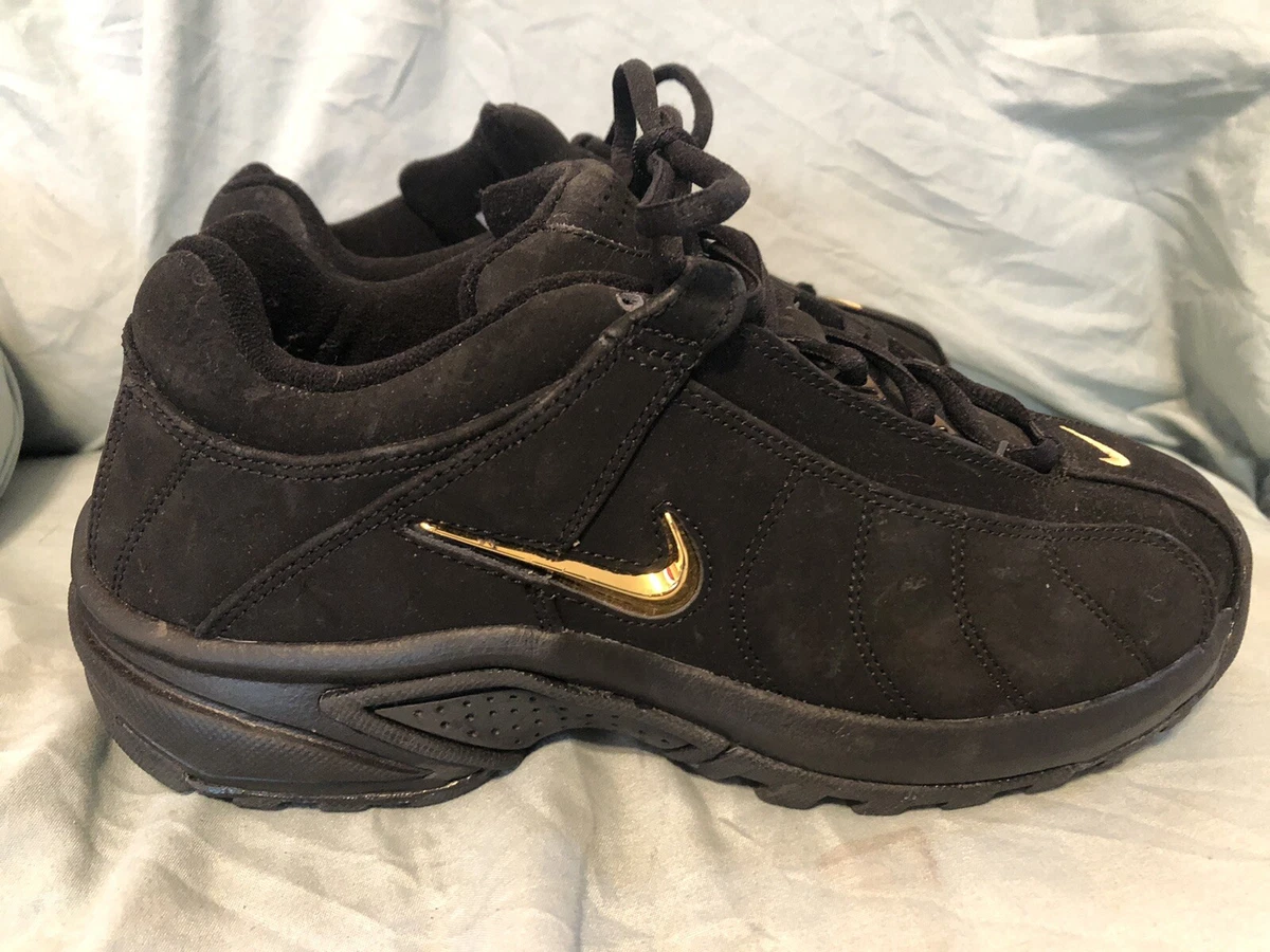 Nike black hotsell suede shoes