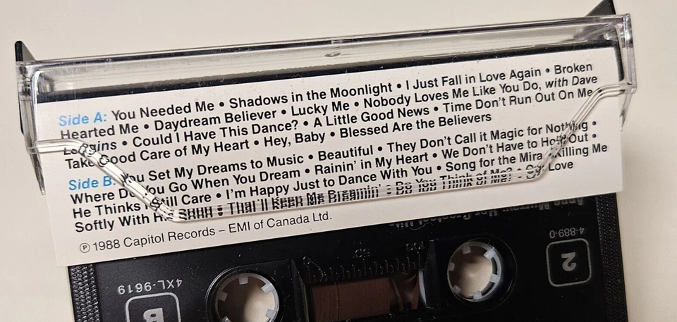 Anne Murray Her Greatest Hits and Finest Performances 1 & 2 Cassette Tapes 1988 Foto 4 de 4