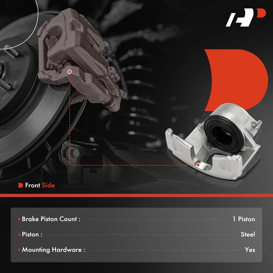 2x Pinza de freno delantera A-Premium para Ford F-150 F-250 Bronco 1980-1985 F100 Foto 2 de 4