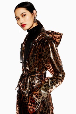 leopard rain mac
