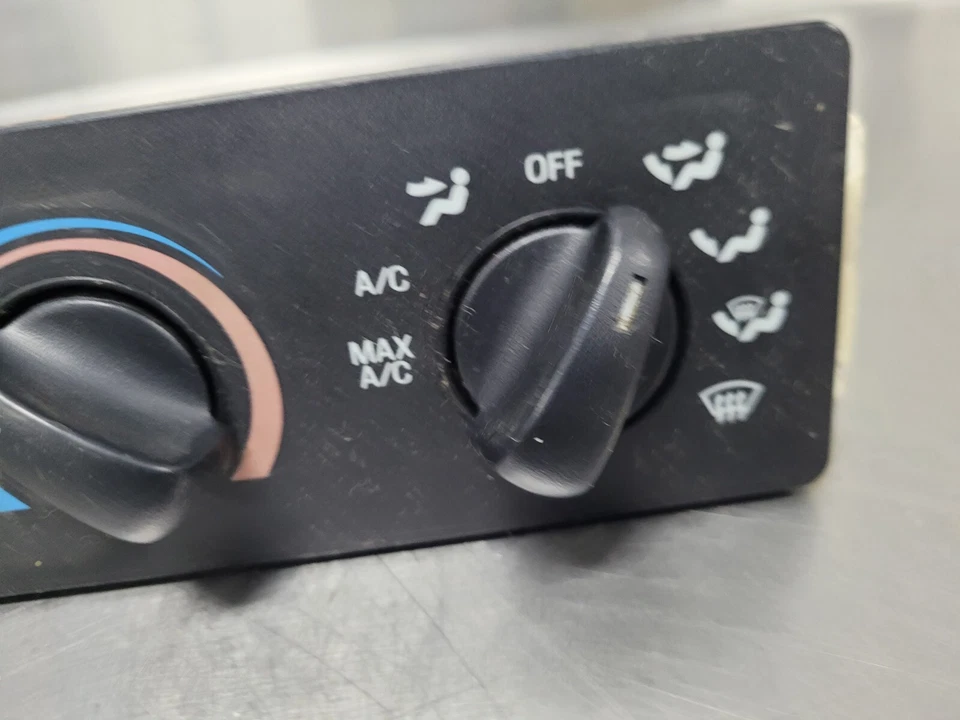 1994-2004 Ford F250 F350SD F450SD aquecedor interruptor de controle de temperatura CA preto fabricante de equipamento original - Imagem 3 de 4